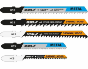 Dedra Pilové listy pro přímočarou pilu Dedra 08T001 5 ks.