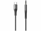 Awei USB-C USB kabel – mini Jack 3,5 mm černý (6954284001...