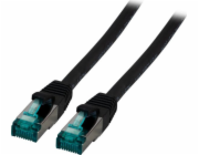 EFB  RJ45 Patchkabel S/FTP, Cat.6A, LSZH, 10m, černá