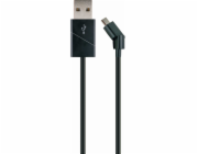 Schwaiger USB-A - microUSB USB kabel 1,2 m černý (LKW120M533)