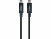 Schwaiger USB-C - USB-C kabel USB 1 m černý (LK101C531)