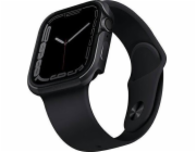 Uniq  pouzdro Valencia Apple Watch Series 4/5/6/7/SE 45/44 mm. grafit/grafit