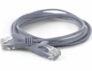 Wantec  wW Patch kabel CAT6A (asi 2,8 mm) UTP šedý 0,50 m (7298)