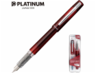 Platinum Platinum Prefounte Crimson Red plnicí pero, M, v...