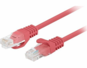 PATCHCORD KAT.6 UTP 0.5M CZERWONY FLUKE PASSED LANBERG 10-PACK