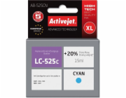 Activejet AB-525CN ink for Brother printer; Brother LC525C replacement; Supreme; 15 ml; cyan