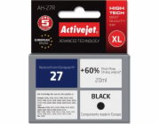 Activejet Inkoust AH-27R (náhradní inkoust HP 27 C8727A; Premium; 20 ml; černý)