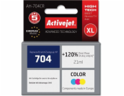 Activejet AH-704BR Inkoust (náhrada za HP 704 CN692AE; Premium; 20 ml; černý)