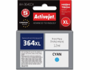 Activejet AH-364CCX HP Printer Ink  Compatible with HP 364XL CB323EE;  Premium;  12 ml;  blue.