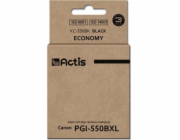 Actis KC-550Bk ink for Canon printer; Canon PGI-550Bk replacement; Standard; 23 ml; black (with chip)
