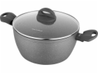 Florina Hliníkový hrnec Florina Lava Stone šedý 24 cm 4l