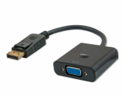 Savio CL-90 adaptér k video kabelům 0,2 m DisplayPort VGA (D-Sub) Černá