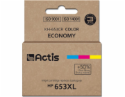 Actis KH-653CR, náhradní inkoust do tiskárny HP 653XL 3YM74AE; Premium; 18 ml; 300 stran; barevný