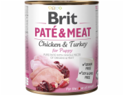 Brit Brit Pate & Meat Dog Puppy puszka 800g