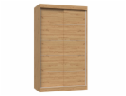 Topeshop IGA 120 ART C KPL šatní skříň do ložnice 7 polic...