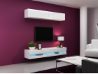 Cama Sestava obývací skříňky VIGO NEW 10 bílá/bílý lesk