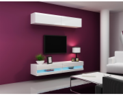 Cama Sestava obývací skříňky VIGO NEW 10 bílá/bílý lesk