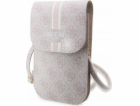 Guess PU 4G Printed Stripes Phone Bag růžový Guess 4G PU ...