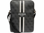 Guess PU 4G Printed Stripes Tablet Bag 10" Black Guess Ta...