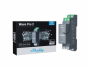 Shelly Qubino Pro 2 DIN rail Relay, 2-channel, Z-Wave
