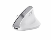 TRUST myš Bayo+ Ergonomická vertikální myš, Bezdrátová, bílá