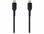 NEDIS kabel USB 2.0 kabel/ USB-C zástrčka - USB-C zástrčka/ 240 W/ černý/ bulk/ 2m