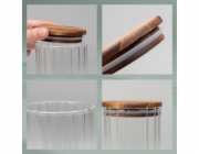 Zásobní dóza Dorothea sklo transparentní 18,0cm 9,0cm 0,9l KL-15283