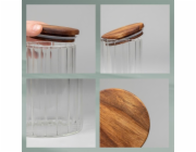 Zásobní dóza Dorothea sklo transparentní 13,0cm 9,0cm 0,6l KL-15282