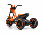 Dětská šlapací motokára Go-kart Milly Mally Rider oranžová