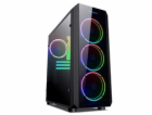 VeinX case Mars MAR01A Mid Tower, bez zdroje, 3xUSB, průh...