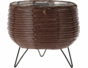 Květináč proutěný na nohách 20,5 x 19,5 cm hnědá KO-430001110