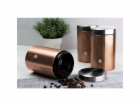 Dóza na potraviny sada 3 ks Rosegold Metallic Line BH-6720