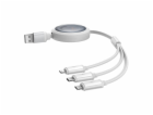 Rychlonabíjecí kabel 3v1 Baseus Free2Draw, USB na micro U...