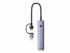Rozbočovač 4v1 Baseus UltraJoy USB-A&USB-C na 3xUSB3.0+US...