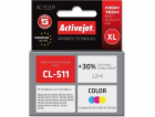 Activejet Inkoust AC-511R (náhrada za Canon CL-511; Premi...