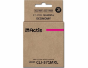 Actis KC-571M ink for Canon printer; Canon CLI-571M replacement; Standard; 12 ml; magenta