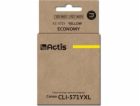 Actis KC-571Y ink for Canon printer; Canon CLI-571Y repla...