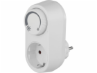 REV Adapter Plug with integr. LED-Dimmer,white EMD201 202...