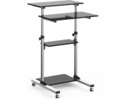 TECHLY 102833 Universal presentation notebook trolley with four shelves adjustable