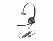 Poly EncorePro 310 - EncorePro 300 series - náhlavní souprava - náhlavní - kabelové - USB-C - černá - Works With Chromebook Certified