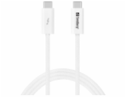 Sandberg 136-56 USB-C to USB-C USB4 PD 240W + 40Gbps cable, 1M