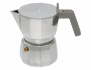 Alessi Mokka Espressomaschine DC06/3 silber