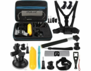 Puluz 20 in 1 příslušenství Ultimate Combo Kits pro sportovní kamery (včetně Osmo Action 5 Pro) PKT11