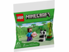 LEGO 30672 Minecraft Steve s Pandou, stavebnice