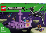 LEGO 21264 Minecraft Drak Ender a loď End, stavebnice