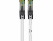 Goobay Patch kabel CAT8.1 S/FTP (PiMF) (bílý, 5 metrů)