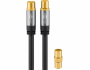Anténní kabel (typ 135dB), koaxiální zásuvka > koaxiální zástrčka