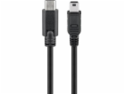 goobay kabel USB 2.0, zástrčka USB-C > zástrčka mini-USB,...