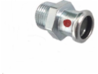 Ocelová vsuvka Sanha vnější závit 22 mm x 1/2"
