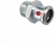 Ocelová vsuvka Sanha vnější závit 22 mm x 1/2"